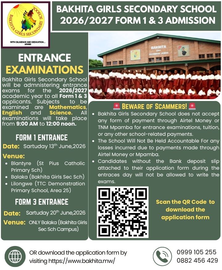 Entrance Examination Flyer